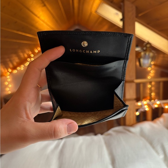 Longchamp Black Leather Wallet - Picture 4 of 10